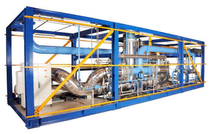 Skid de purification fabriqué pour Air Liquide